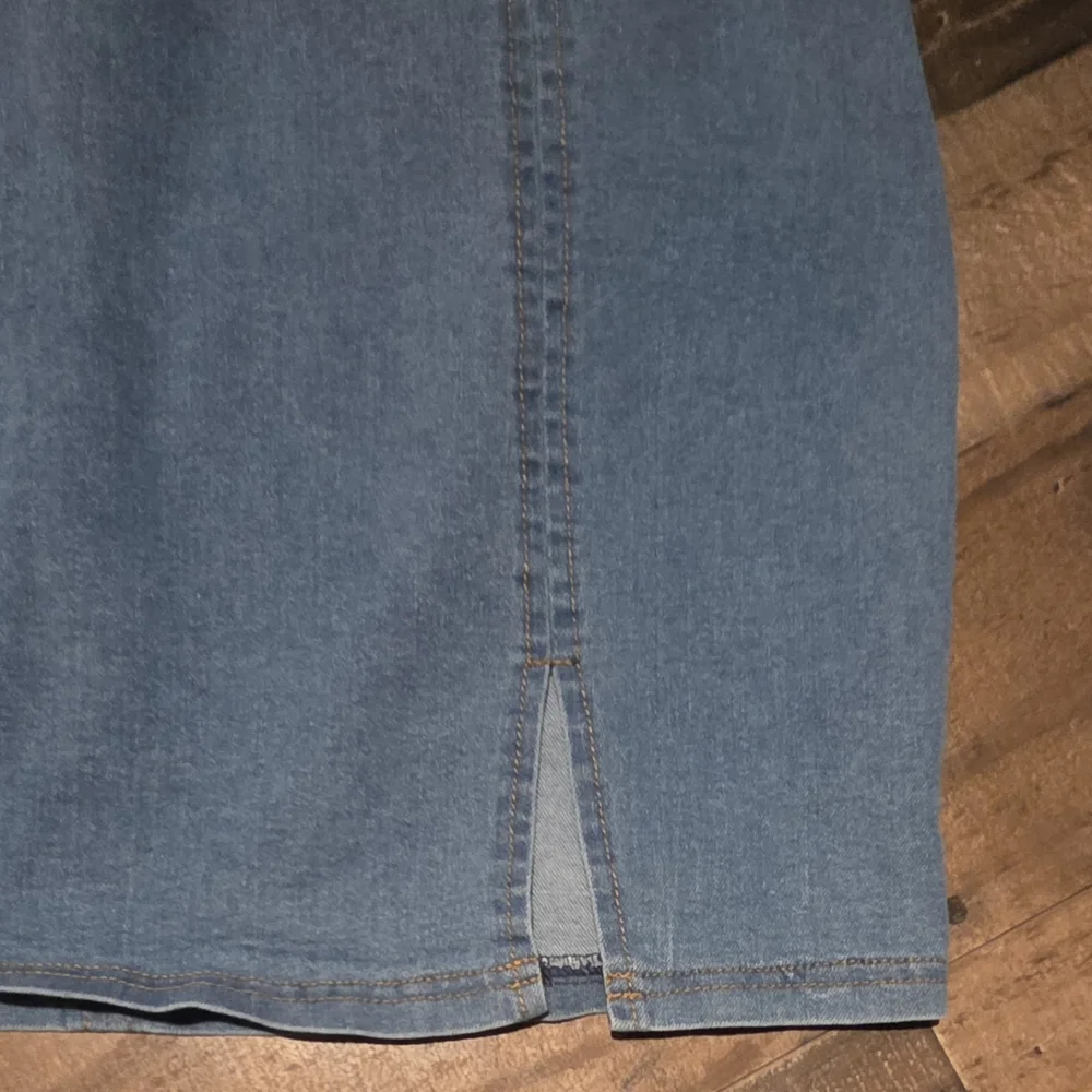 Vici Collection 'Shout Out To You' Denim Bodycon Sleeveless Dress L - Picture 7 of 10